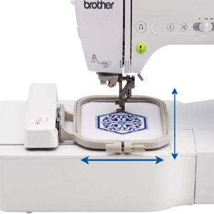 brother SE600 Sewing Area