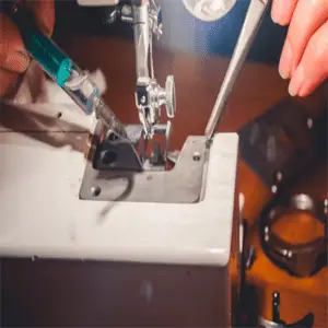 Lubrication of Sewing Machine